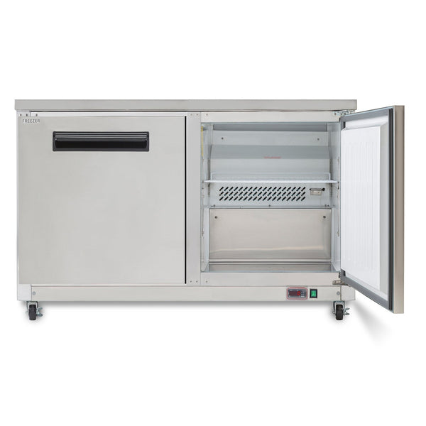 Maxx Cold X-Series Double Door Undercounter Commercial Freezer in Stainless Steel (12 cu. ft.)