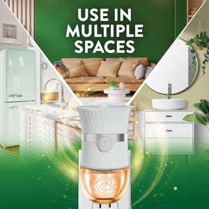 Air Wick Plug In Scented Oil Air Freshener, Hawaii Exotic Papaya & Hibiscus Flower, 2 warmers + 7 refills