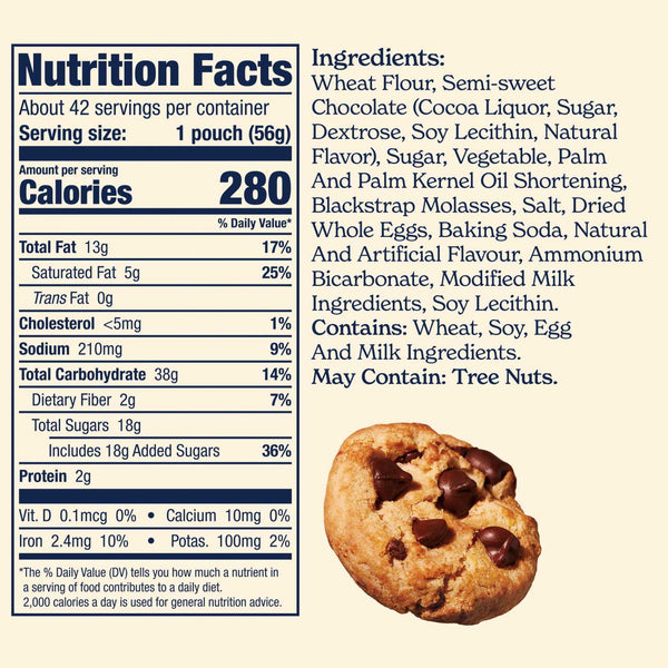 Famous Amos Chocolate Chip Cookies, 2 oz., 42 pk.