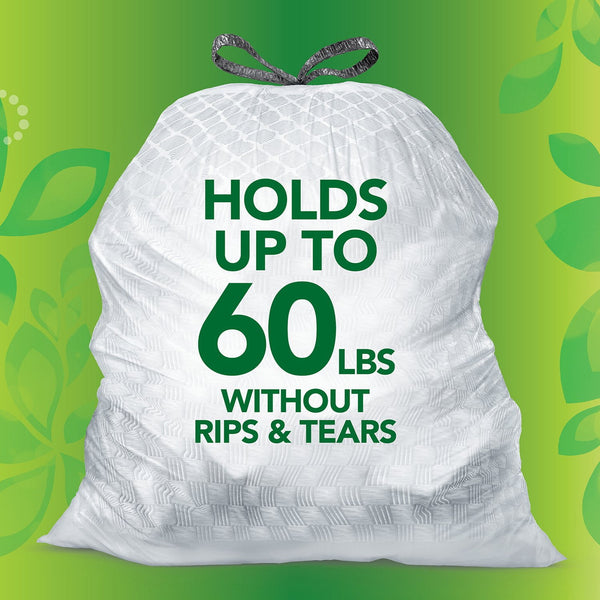 Glad® ForceFlex Tall Kitchen Drawstring Trash Bags, Gain Original scent with Febreze Freshness, 13 Gallon, 160 ct.