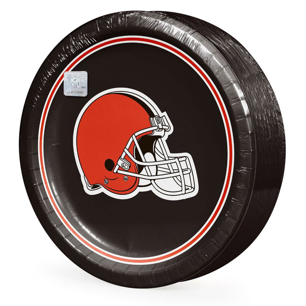 Cleveland Browns NFL Round Paper Plates, 10
