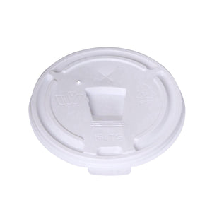 WinCup Lids with Drink Thru Tear Back and Straw Slot, 16 Series, White, 12 oz.-20 oz., 1000 ct.