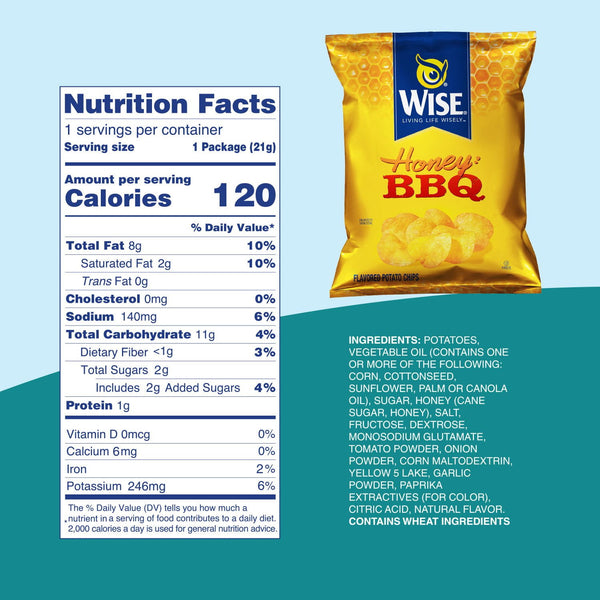 Wise Variety Pack Snacks, 50 pk.