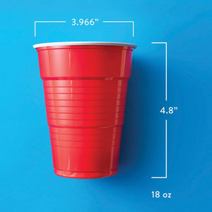 Member's Mark Heavy-Duty, Red Cups, 18 oz., 188 ct.