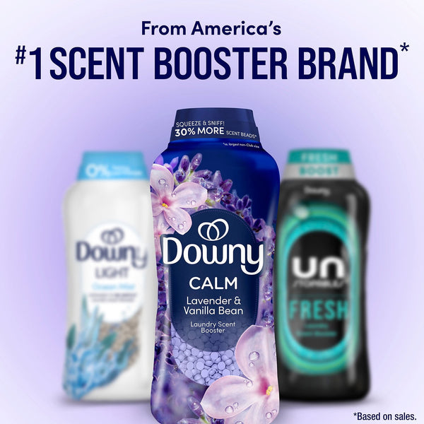 Downy Infusions In-Wash Scent Booster Beads, CALM Lavender+Vanilla Bean, 39.9 oz.