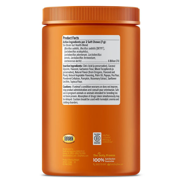 Zesty Paws Probiotic Bites, Pumpkin, 160 ct.