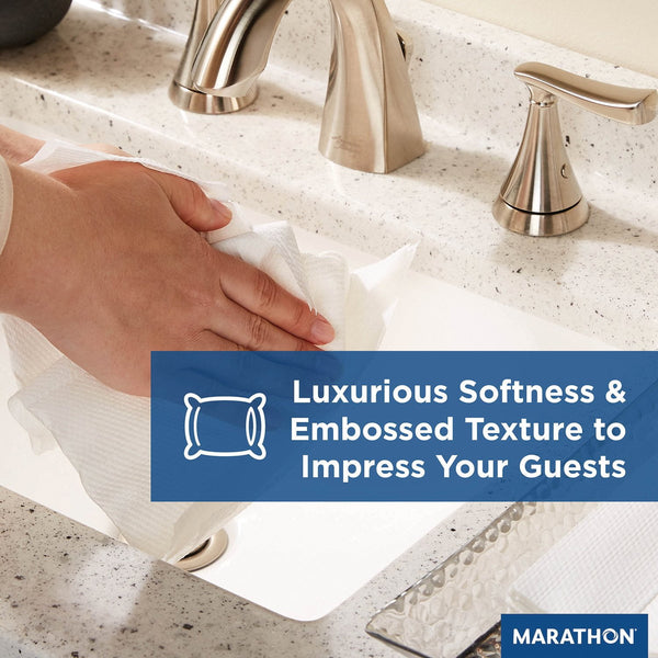 Marathon Multifold 1-Ply White Paper Towels 16 pks., 250 towels/pk