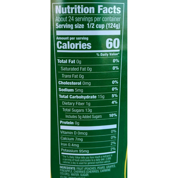 Del Monte Fruit Cocktail in Light Syrup, 106 oz.