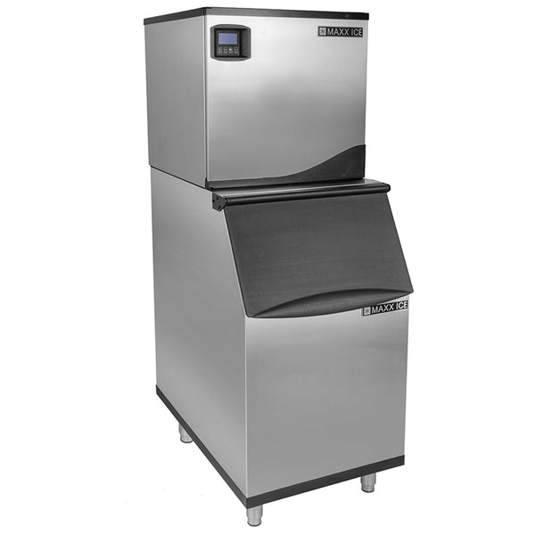Maxx Ice 22" Commercial Half-Dice Ice Machine (360 lb.) with 310 lb. Bin