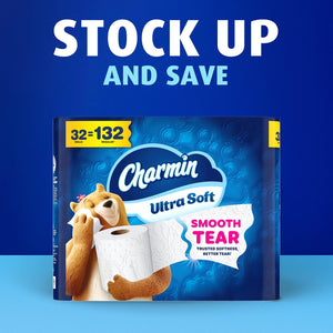 Charmin Ultra Soft 2-Ply Toilet Paper 32 rolls, 215 sheets/roll
