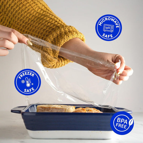 stretch-tite Premium Plastic Food Wrap, 500 sq. ft., 2 pk.