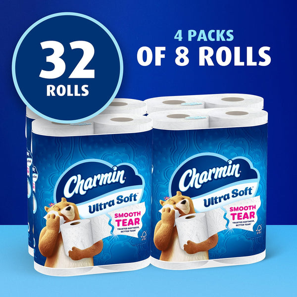 Charmin Ultra Soft 2-Ply Toilet Paper 32 rolls, 215 sheets/roll