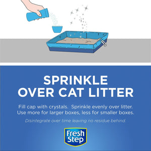 Fresh Step, Litter Box Deodorizing Crystals, Fresh Scent, 2 pk., 70 oz.