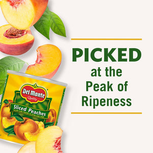 Del Monte Lite Sliced Peaches 105 oz.