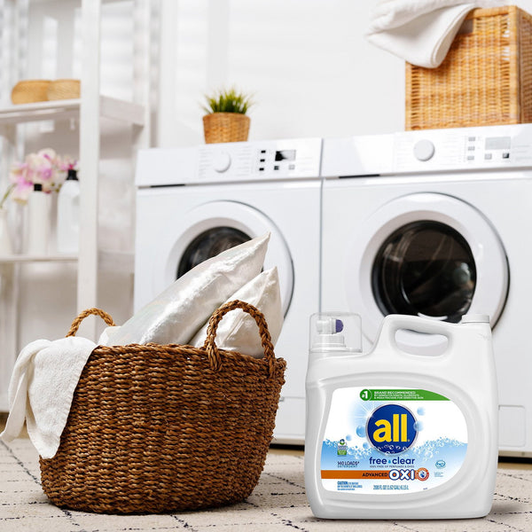 all Liquid Laundry Detergent, with Advanced OXI Stain Removers, 208oz, 140 loads