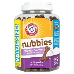 Arm & Hammer, Chicken Flavored Nubbies Dental Treats for Dogs, 139 ct.
