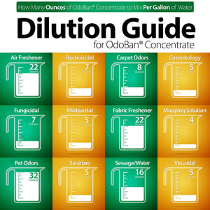 OdoBan Odor Eliminator and Disinfectant Concentrate, 4 pk., Choose Scent