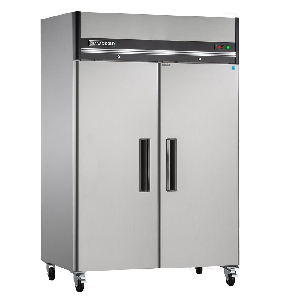 Maxx Cold X-Series Double-Door Reach-In Upright Refrigerator (49 cu. ft.)