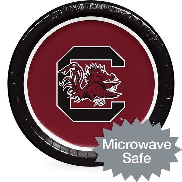 South Carolina Gamecocks NCAA Round Paper Plates, 10