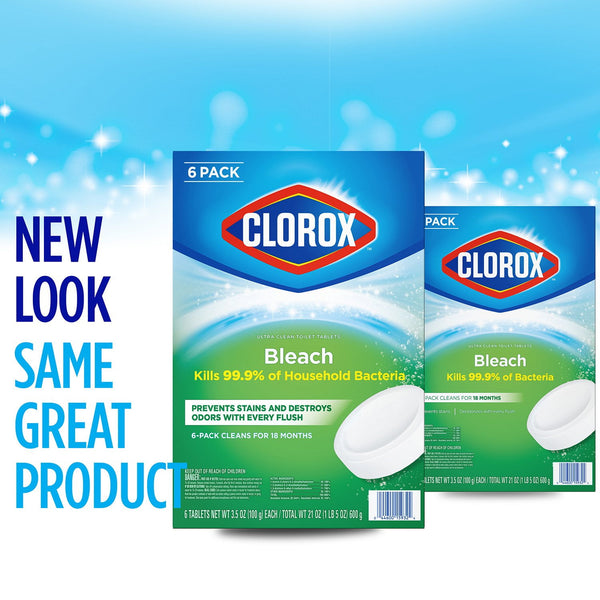 Clorox Ultra Clean Tablets Toilet Bowl Cleaner, 6 ct., 3.5 oz.