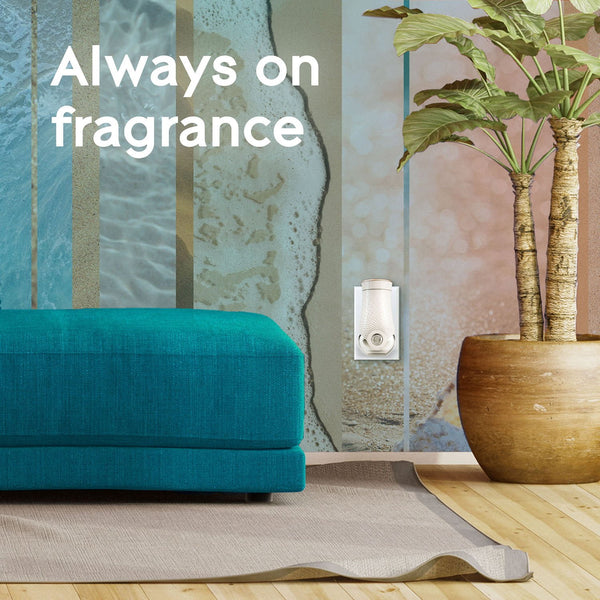 Glade PlugIns Scented Oil, Aqua Waves, 1 Warmer + 9 Refills