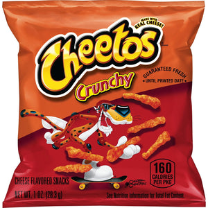 Cheetos Crunchy Cheese Flavored Snacks, 1 oz., 50 pk.