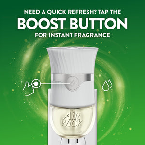 Air Wick Plug In Scented Oil Air Freshener, Vanilla & Pink Papaya, 2 Warmers + 8 Refills