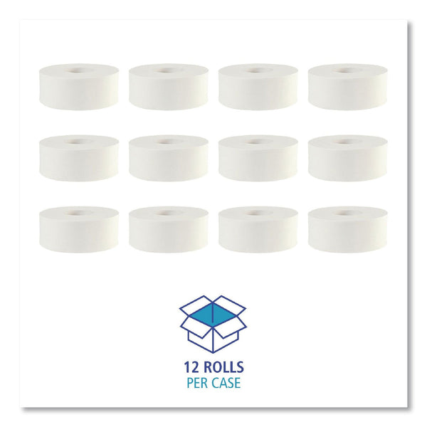Boardwalk Jumbo Roll 2-Ply Toilet Paper 12 rolls, 1000 ft./roll