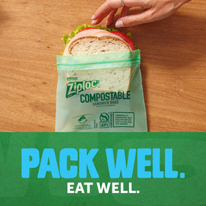 Ziploc Compostable Sandwich Bags, 80 ct.