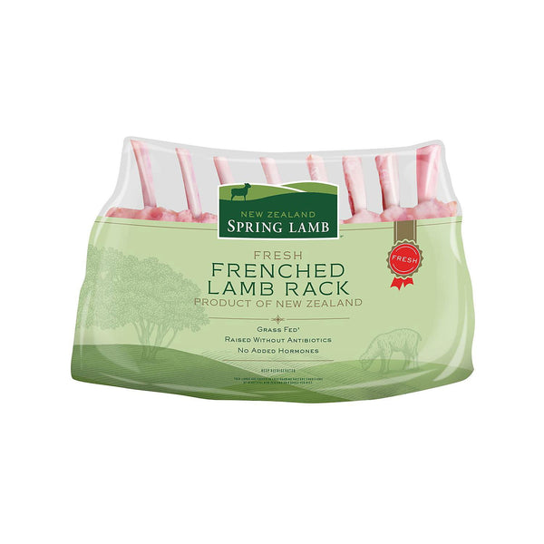 Fresh New Zealand Lamb Rack of Lamb,  Case, priced per pound