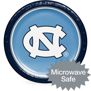 North Carolina Tar Heels NCAA Round Paper Plates, 10
