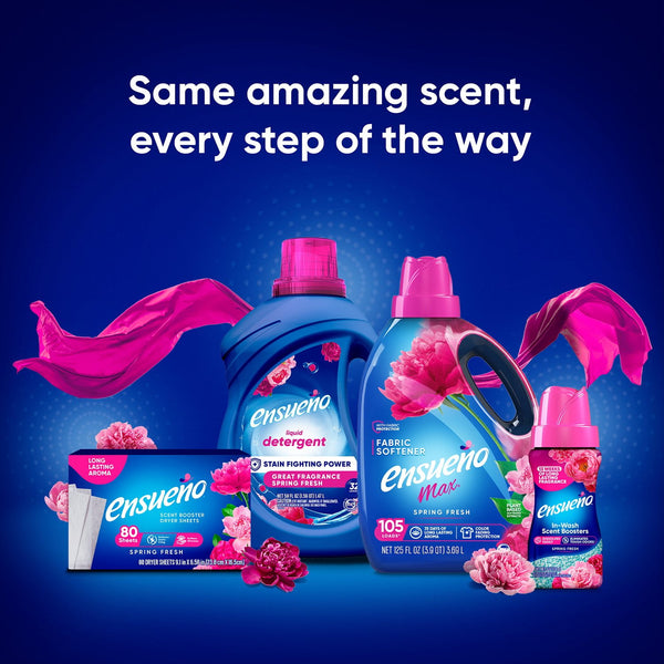 Ensueño Max Liquid Fabric Softener, Spring Fresh Scent, 300 loads, 304 fl. oz.