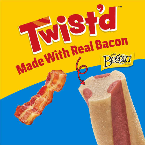 Purina Busy with Beggin’ Twist’d Adult Dog Chew Bone Treats - 18 ct. Pouch