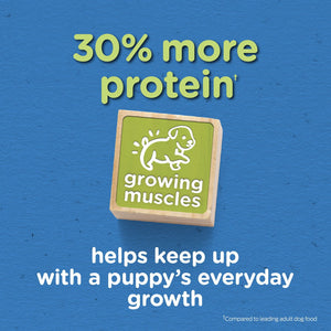 Purina Puppy Chow, Beef and Brown Rice, Tender & Crunchy Puppy Dry Dog Food, 34 lbs.