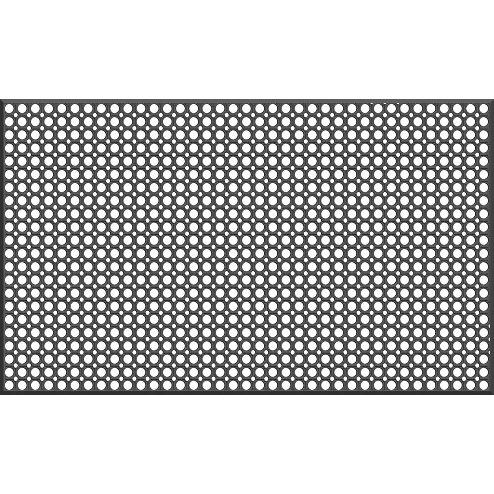 General Purpose WorkStep Floor Mat, Black (36" x 60" x .5")