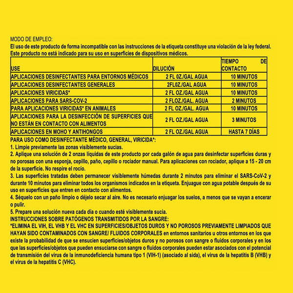 Member's Mark Commercial  Disinfectant, Lemon Scent, 1 gal., Choose Pack Size