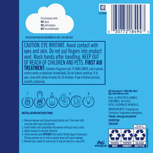 Febreze Plug Air Freshener, Gain Original + Gain Moonlight Breeze, 5 refills, 4.35 fl. oz.