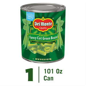 Del Monte Fancy Cut Green Beans, 101 oz.