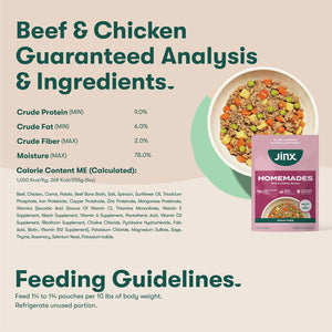 Jinx Homeamdes Variety Pack, Wet Dog Food Pack , 9 oz., 12 ct.