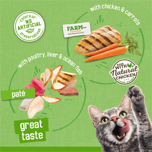 Purina Friskies Variety Pack, Adult Pate Wet Cat Food, 5.5 oz., 60 ct.