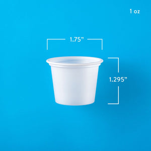 Member's Mark Translucent Plastic Portion Cups 1 fl. oz., 2,500 ct.