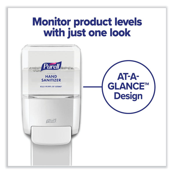 Purell Push-Style Hand Sanitizer Dispenser, White 1 pk.