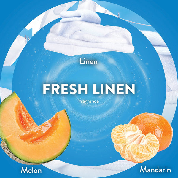 Air Wick Plug In Scented Oil Kit, Fresh Linen, 2 warmers + 8 refills