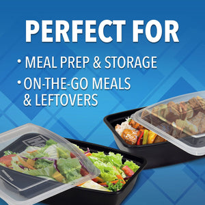 Hefty Food Storage Containers with Lids, 28 oz., 60 pc.