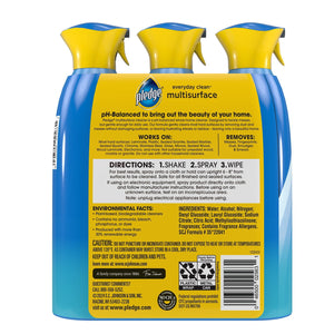 Pledge Multisurface Cleaner, Rainshower, 3 ct., 29 oz.