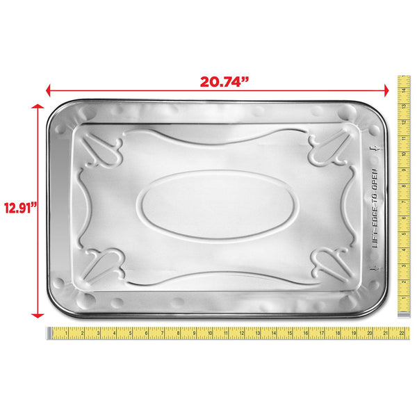 Member's Mark Aluminum Steam Table Lids, Full Size, 50 ct.