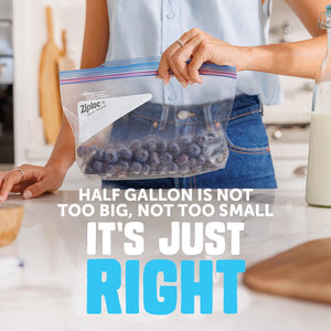 Ziploc Half Gallon Freezer Bags, 160 ct.