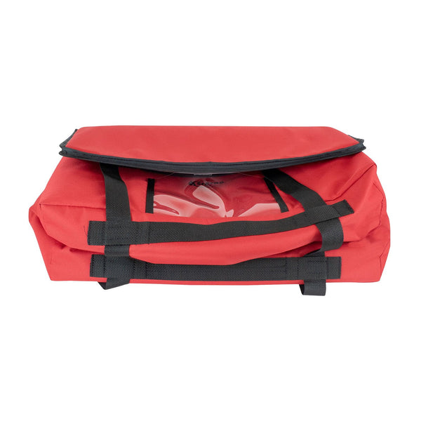 Sterno Delivery Insulated & Leak-Proof Red Food Carrier Bag