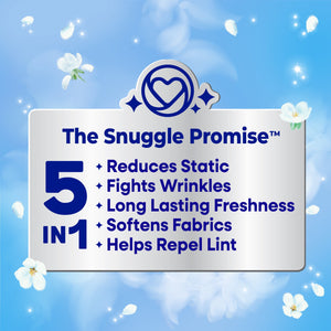 Snuggle Fabric Softener Dryer Sheets, Blue Sparkle, 320 ct.