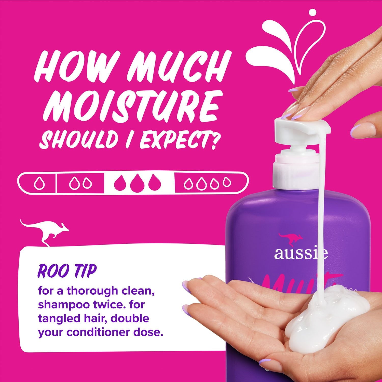 Aussie Multi Miracle Shampoo & Conditioner, 39.9 fl. oz., 2 pk.